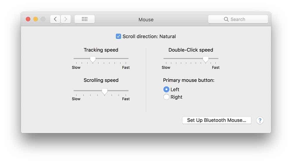 reverse scroll wheel mac