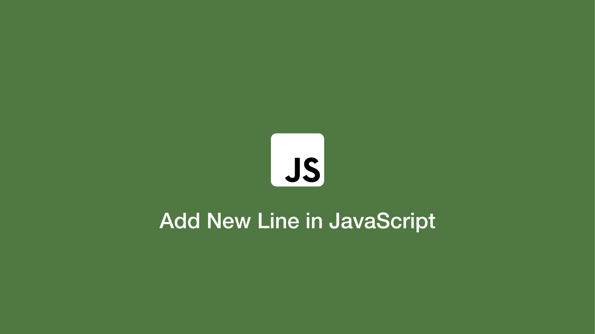 How To Add New Line In JavaScript SkillSugar