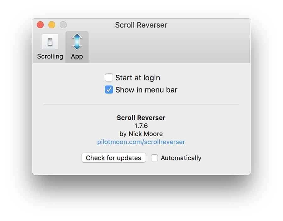 mac scroll reverser